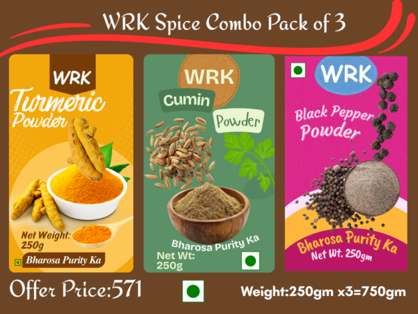 WRK Spice Combo Pack Of 3